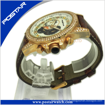 Super Sport Montre-bracelet avec réglage de la pierre usine prix Psd-2780